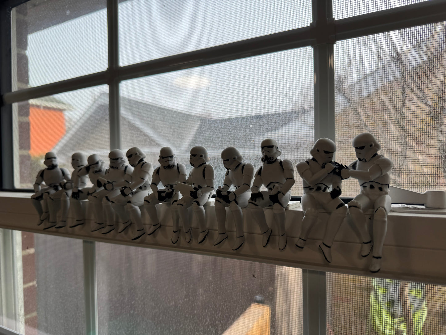Stormtrooper Lunch Break – Iconic Tribute 3D Print Model Diorama with LED Lights